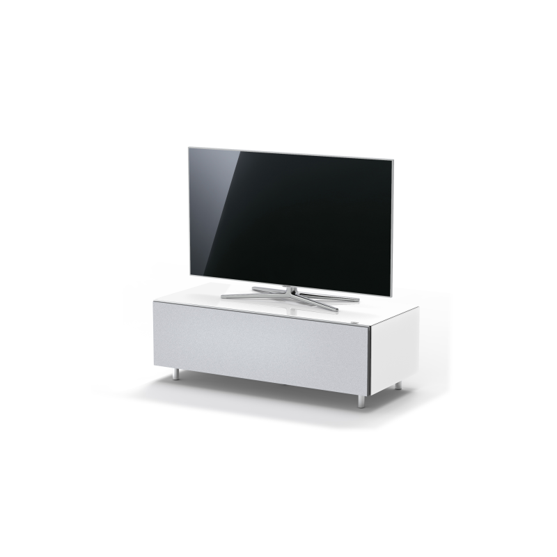 JUST BY SPECTRAL TV-Soundbar-Lowboard mit Soundbar-Ablage. JRL 1104T. Breite 111cm. Snow.