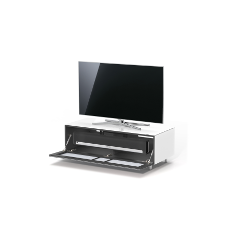 JUST BY SPECTRAL TV-Soundbar-Lowboard mit Soundbar-Ablage. JRL 1104T. Breite 111cm. Snow.