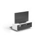 JUST BY SPECTRAL TV-Soundbar-Lowboard mit Soundbar-Ablage. JRL 1104T. Breite 111cm. Snow.