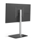 JUST BY SPECTRAL TV-Stand Just.Stand TV600 für TV bis 65'' mit Glasboden in Schwarzglas. Höhe 96,8cm. TV-Ständer