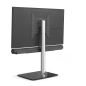 JUST BY SPECTRAL TV-Stand Just.Stand TV620SP für TV bis 65''. Glasboden Schwarzglas und Sonos Arc Soundbar-Ablage TV-Ständer