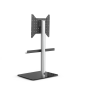 JUST BY SPECTRAL TV-Stand Just.Stand TV620SP für TV bis 65''. Glasboden Schwarzglas und Sonos Arc Soundbar-Ablage TV-Ständer