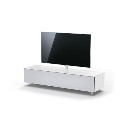 JUST BY SPECTRAL TV-Soundbar-Lowboard mit TV-Halterung VESA600. JRL 1654T. Breite 165cm. Snow. TV-Soundbar-Lowboard