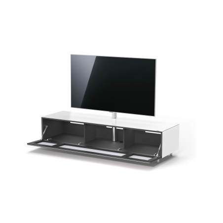 JUST BY SPECTRAL TV-Soundbar-Lowboard mit TV-Halterung VESA600. JRL 1654T. Breite 165cm. Snow. TV-Soundbar-Lowboard