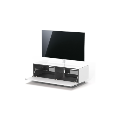 JUST BY SPECTRAL TV-Lowboard JRL 1100T mit TV-Halterung VESA400. Breite 111cm. Snow. TV-Lowboard