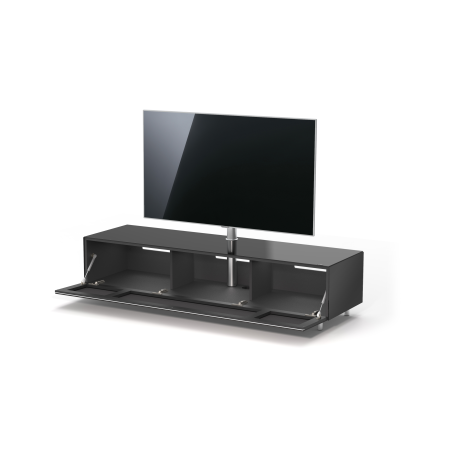 JUST BY SPECTRAL TV-Soundbar-Lowboard mit TV-Halterung VESA400. JRL 1654T. Breite 165cm. Black. TV-Soundbar-Lowboard