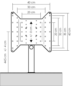 JUST BY SPECTRAL TV-Soundbar-Lowboard mit TV-Halterung VESA400. JRL 1654T. Breite 165cm. Black. TV-Soundbar-Lowboard