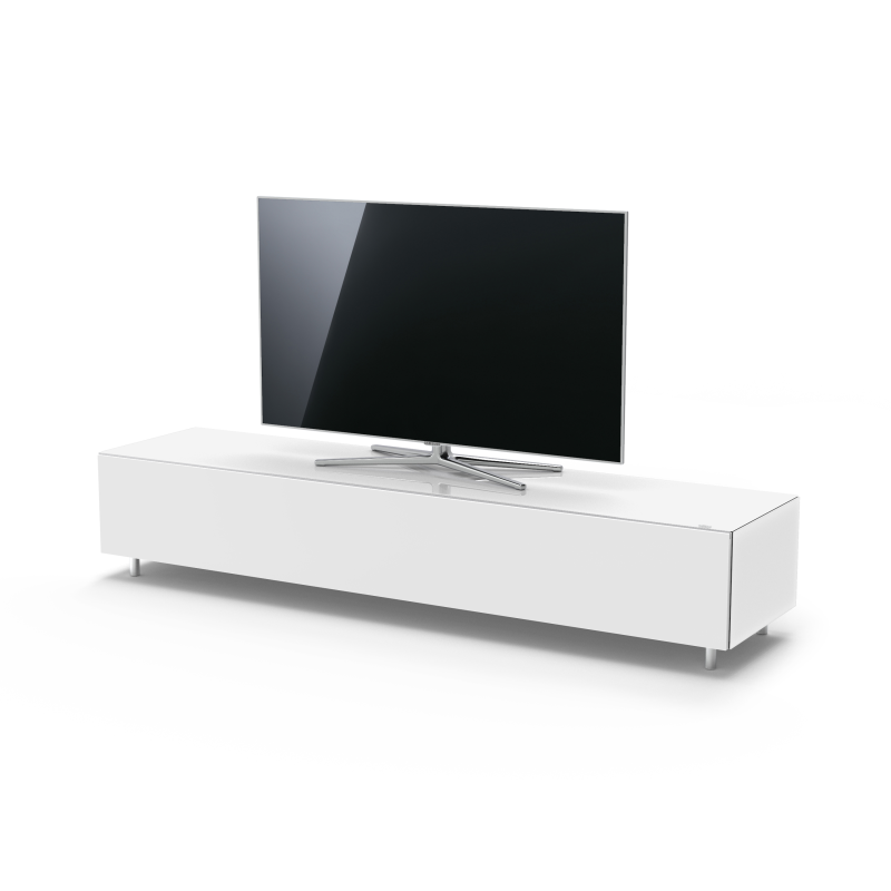 JUST BY SPECTRAL Lowboard für TV bis 86''. Just.Lima JRL2000T-SNG. Breite 200cm. Snow. TV-Lowboard