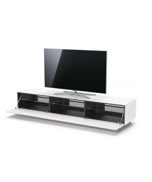 JUST BY SPECTRAL Lowboard für TV bis 86''. Just.Lima JRL2000T-SNG. Breite 200cm. Snow. TV-Lowboard