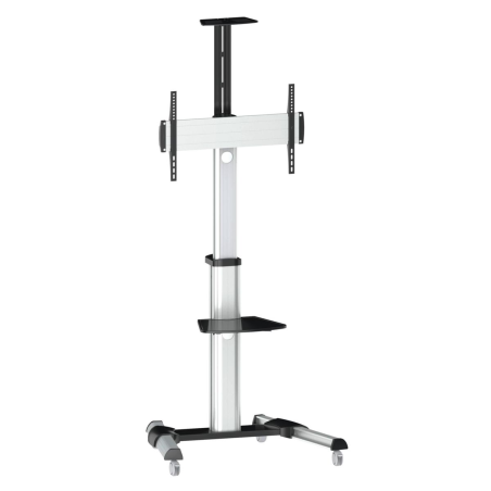 REFLECTA TV Stand 70VC-Shelf TV-Ständer, silber / schwarz