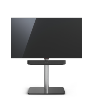 JUST BY SPECTRAL TV-Stand Just.Stand TV610SP für TV bis 65''. Glasboden in Schwarzglas und Universal Soundbar Ablage TV-Stände