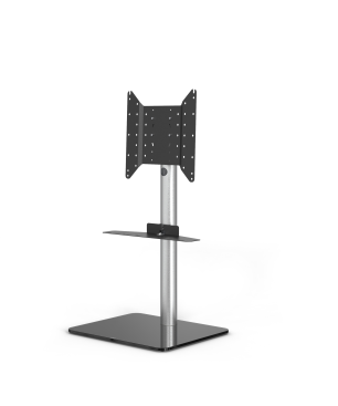 JUST BY SPECTRAL TV-Stand Just.Stand TV610SP für TV bis 65''. Glasboden in Schwarzglas und Universal Soundbar Ablage TV-Stände
