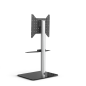 JUST BY SPECTRAL TV-Stand Just.Stand TV610SP für TV bis 65''. Glasboden in Schwarzglas und Universal Soundbar Ablage TV-Stände