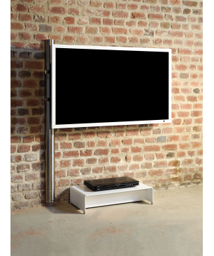 WISSMANN RAUMOBJEKTE solution art 123 Gr. 2 TV-Wandhalterung, Edelstahl