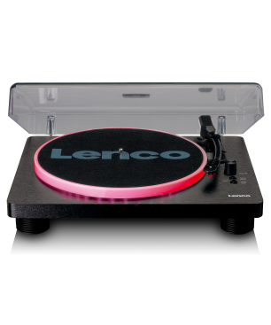 LENCO LS-50LEDBK - Eingebaute Lautsprecher - Plattenspieler Schwarz
