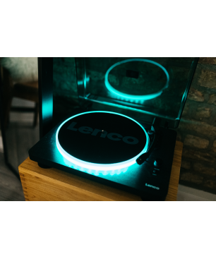 LENCO LS-50LEDBK - Eingebaute Lautsprecher - Plattenspieler Schwarz