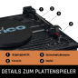LENCO LS-101BK - Holz-Bluetooth - Plattenspieler Schwarz