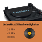 LENCO LS-101BK - Holz-Bluetooth - Plattenspieler Schwarz