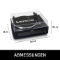 LENCO LS-430BK - 4 eingebaute Lautsprechern - Bluetooth Plattenspieler Schwarz