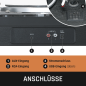 LENCO LS-55WA - Schallplattenspieler mit Bluetooth®,USB,MP3 und Lautsprecher - Plattenspieler Holz