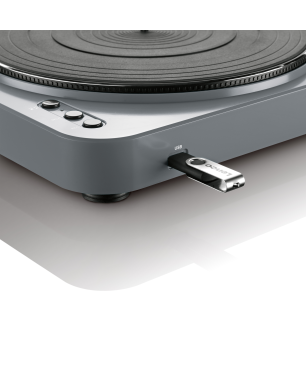 LENCO L-85 Plattenspieler Grau