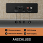 LENCO LS-440BUBG - 4 eingebaute Lautsprechern - Bluetooth Plattenspieler Blau-Taupe
