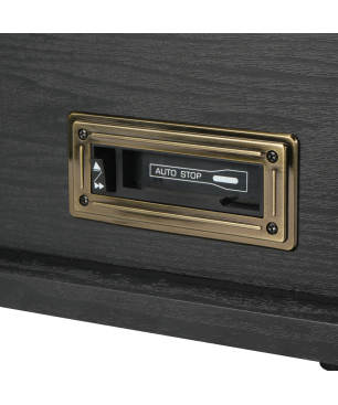 PRIXTON Century Plattenspieler Schwarz