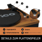 LENCO LS-310WD Plattenspieler Holz