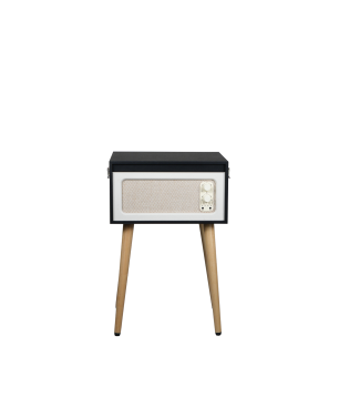 PRIXTON Detroit Plattenspieler Schwarz