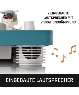 LENCO LS-50TQ - Eingebaute Lautsprecher - Plattenspieler Türkis