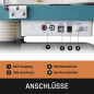 LENCO LS-50TQ - Eingebaute Lautsprecher - Plattenspieler Türkis