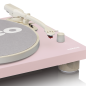 LENCO LS-50PK - Eingebaute Lautsprecher - Plattenspieler Pink