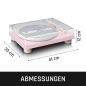 LENCO LS-50PK - Eingebaute Lautsprecher - Plattenspieler Pink