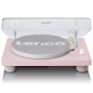 LENCO LS-50PK - Eingebaute Lautsprecher - Plattenspieler Pink