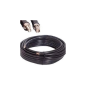 VARIA GROUP CAB-CLF400-20M-SMAM-SMAF Antennenkabel, Schwarz
