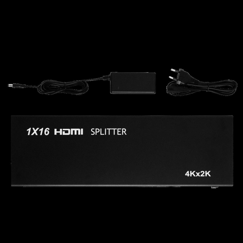 KABELBUDE HDMI Splitter, 1x IN, 16x OUT, 4K2K, 3D Umschalter & Verteiler KABELBUDE HDMI Splitter, 1x IN, 16x OUT, 4K2K, 3D Umschalter & Verteiler