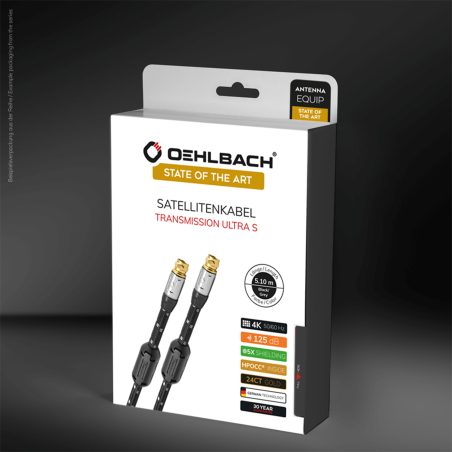 OEHLBACH Transmission Ultra S High End Antennenkabel, Gewicht (laut Hersteller): 530g