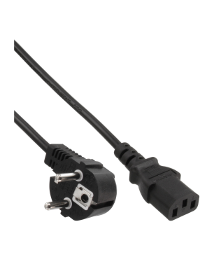 INLINE Kabel Kaltgerätekabel Deutschland/EU Stromkabel extern, Kabellänge: 1.8 m