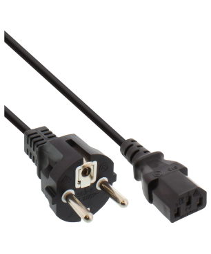 INLINE Kabel Kaltgerätekabel Deutschland/EU Stromkabel extern 1.8 m