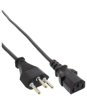 INLINE Kabel Kaltgerätekabel Export Stromkabel extern schwarz