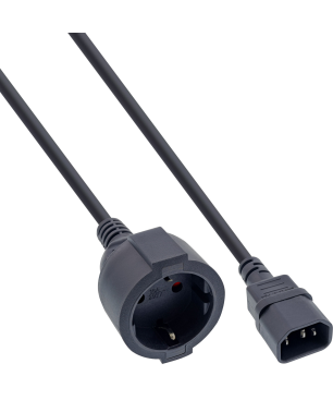 INLINE Kabel Kaltgerätekabel Deutschland/EU Stromkabel extern