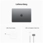 APPLE MacBook Air (2022), MLXW3D/A, Notebook mit 13,6 Zoll Display, Apple M2 Prozessor, 8 GB RAM, 256 GB SSD, Space Grau APPLE MacBook Air (2022), MLXW3D/A, Notebook mit 13,6 Zoll Display, Apple M2 Prozessor, 8 GB RAM, 256 GB SSD, Space Grau