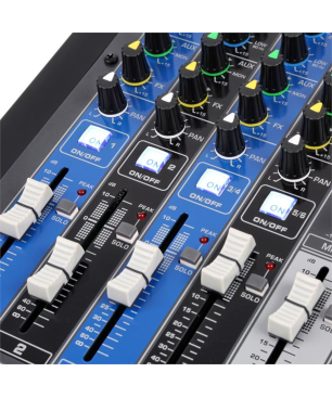 POWER DYNAMICS PDM-S1604 16-Kanal Mischpult, Schwarz