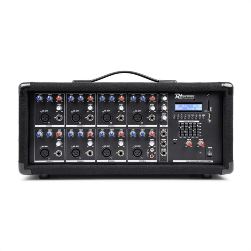 POWER DYNAMICS PDM-C805A 8-Kanal Mischpult, Schwarz POWER DYNAMICS PDM-C805A 8-Kanal Mischpult, Schwarz
