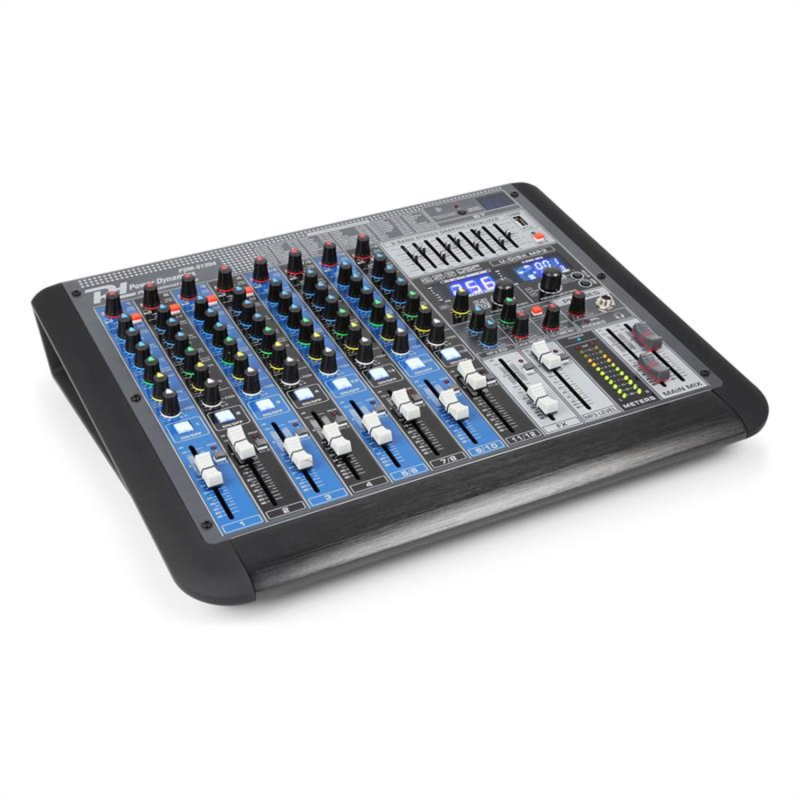 POWER DYNAMICS PDM-S1204 12-Kanal Mischpult, Schwarz POWER DYNAMICS PDM-S1204 12-Kanal Mischpult, Schwarz