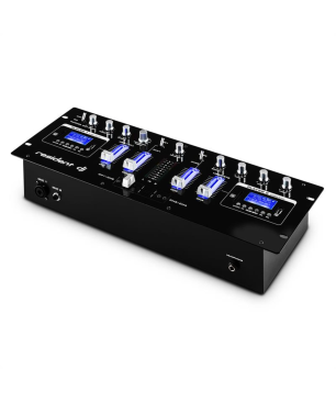 RESIDENT DJ DJ405USB-BK 4-Kanal Mischpult, Schwarz