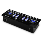 RESIDENT DJ DJ405USB-BK 4-Kanal Mischpult, Schwarz