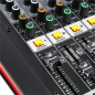 POWER DYNAMICS PDM-M404A 4-Kanal Mischpult, Schwarz