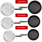 TEFAL E30 Jamie Oliver 6Tlg Pfannenset (Edelstahl, Beschichtung: Titanium)