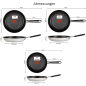 TEFAL E30 Jamie Oliver 6Tlg Pfannenset (Edelstahl, Beschichtung: Titanium)
